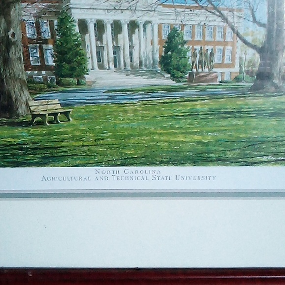 William Magnum artwork framed matted North Carolina - Picture 3 of 6